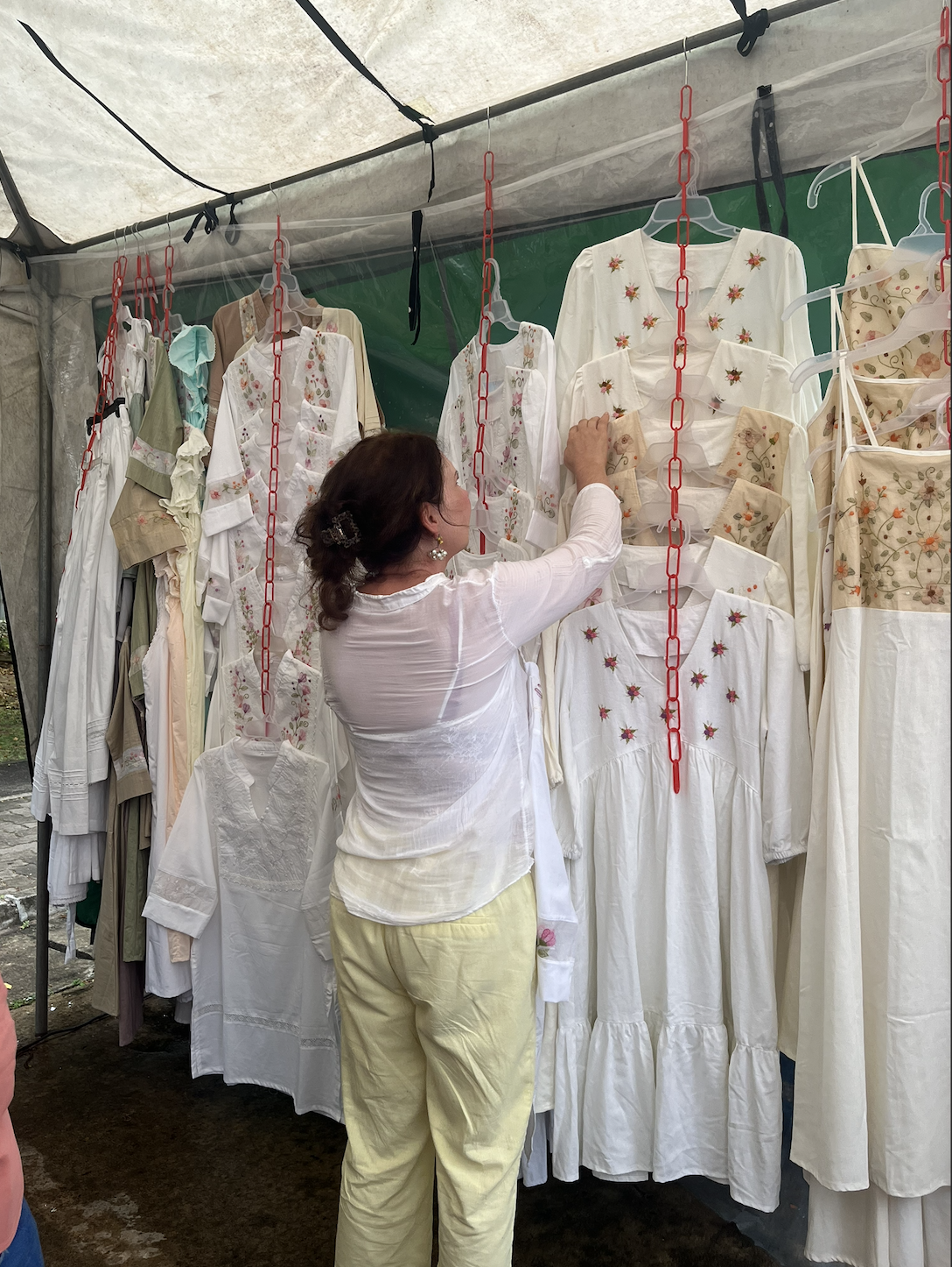 Priyani Lace at Market Stall